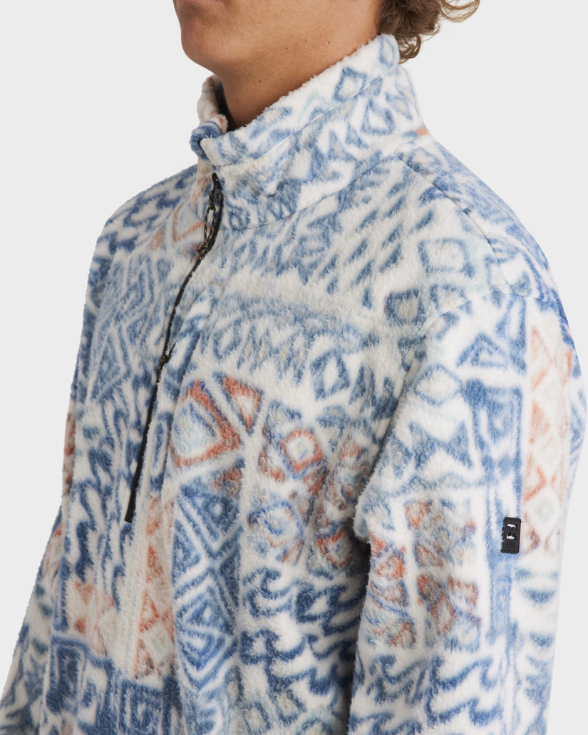 Mens A/Div Boundary Half Zip Fleece Pullover