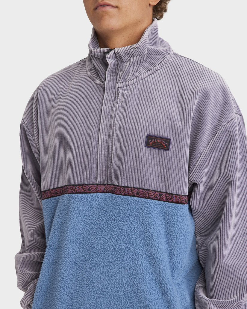 Mens Space Lobster Half Zip Fleece Pullover
