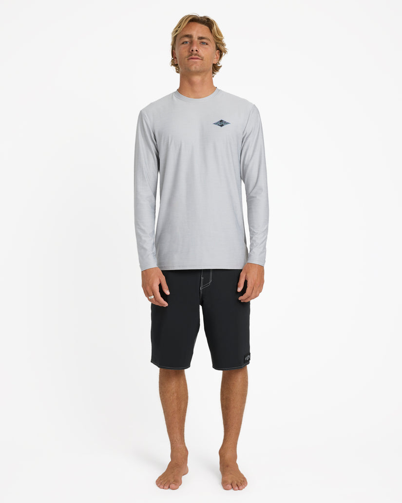 Mens Diamond Shoreline Rash Vest