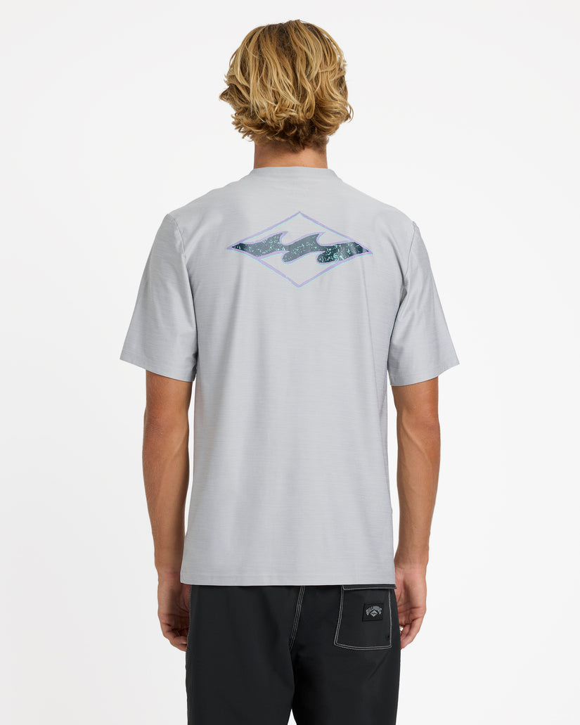 Mens Diamond Shoreline Loose Fit Rash Vest