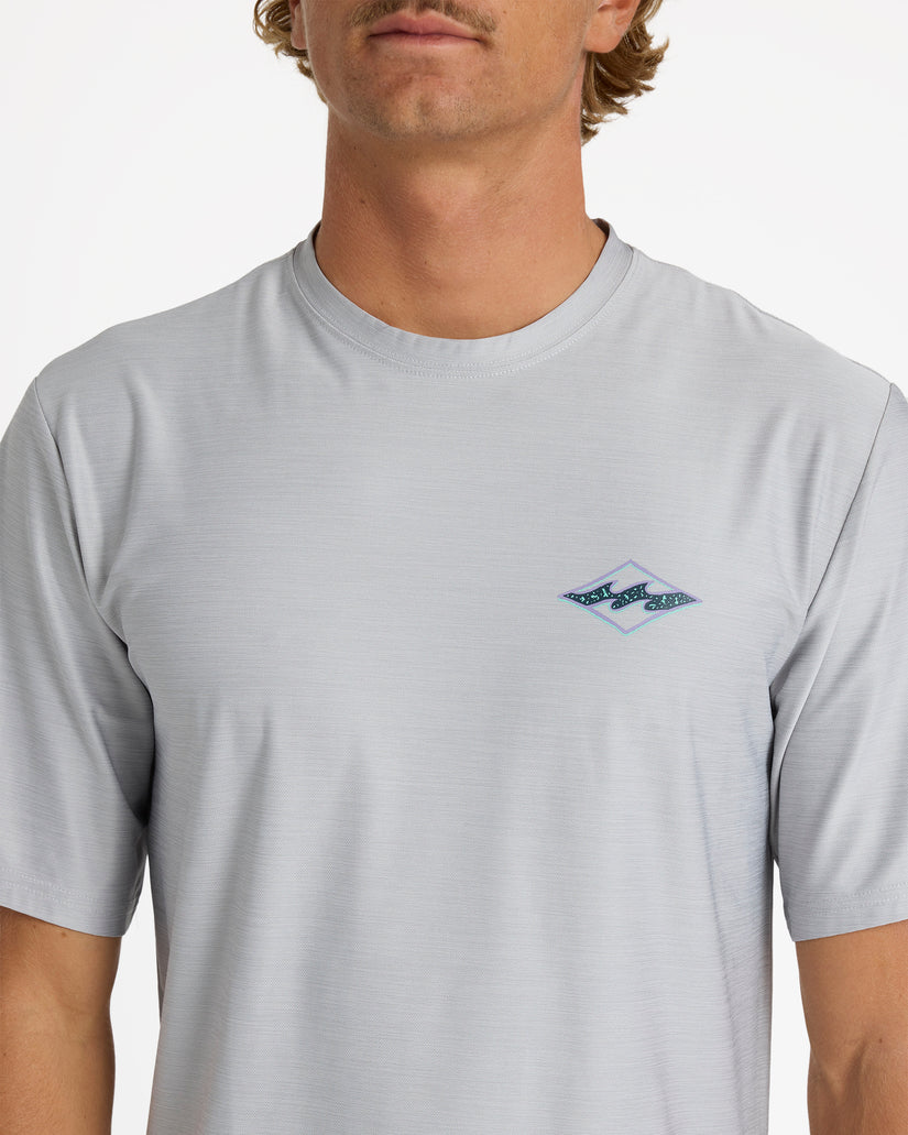 Mens Diamond Shoreline Loose Fit Rash Vest