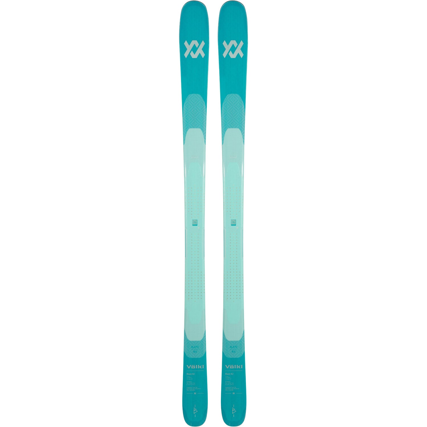 Volkl Blaze 82 Teal Flat Ski 2025