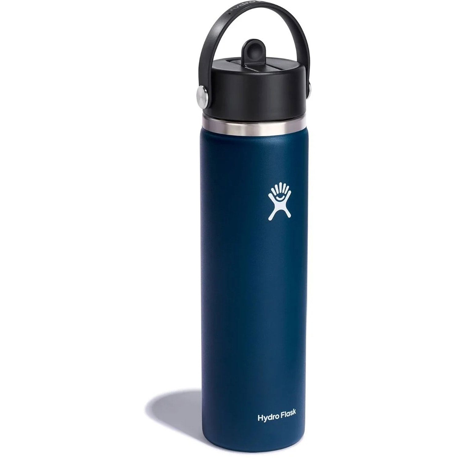 Hydration 24oz Wide Mouth Flex Straw Cap Insulated Water Bottle