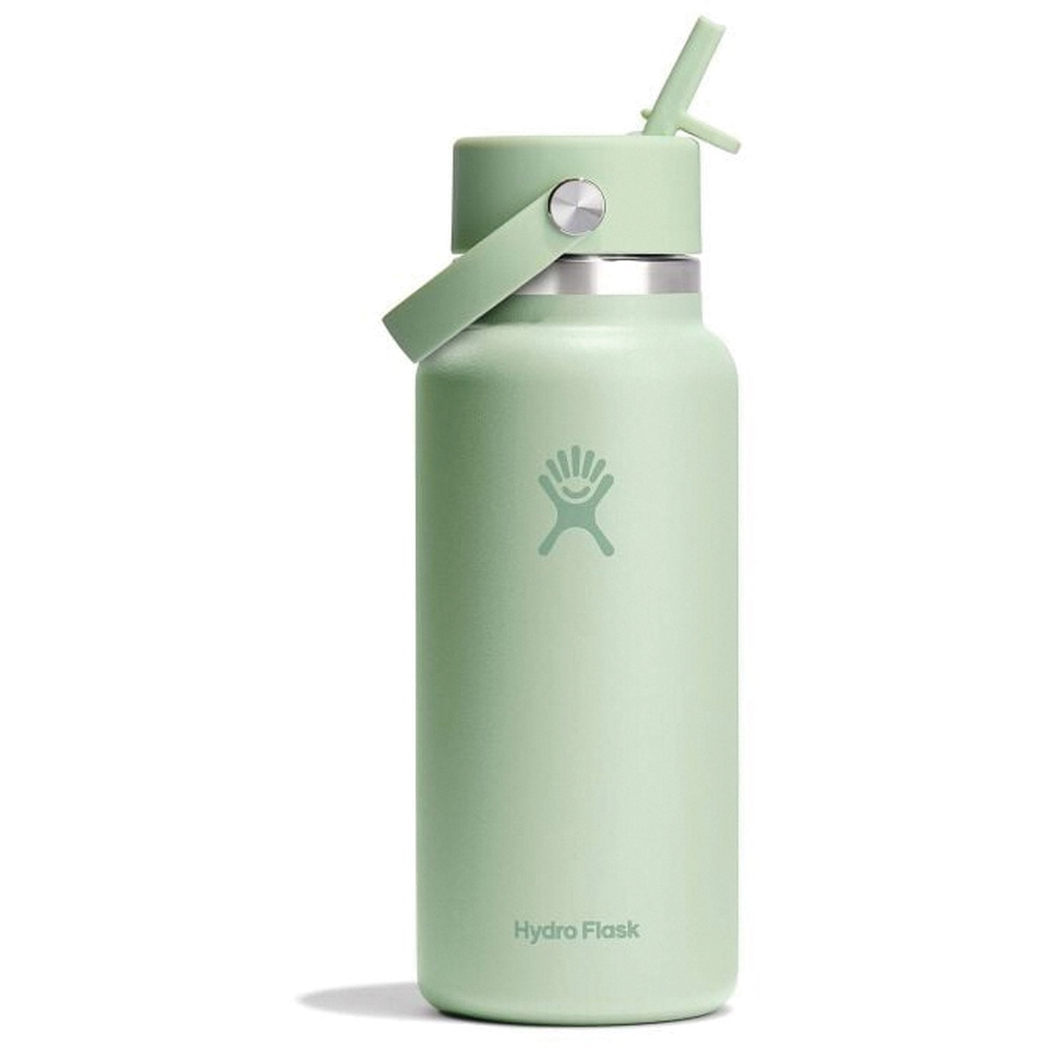 Hydration 32oz Wide Mouth Flex Straw Cap Insulated Water Bottle
