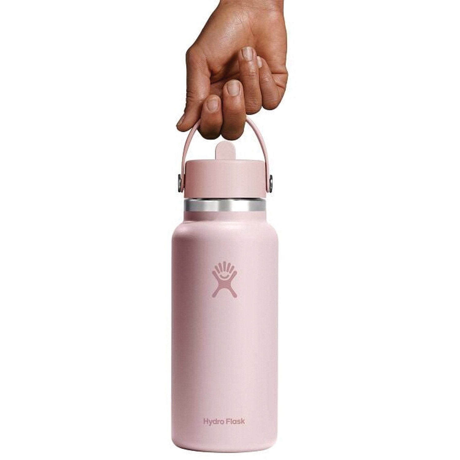Hydration 32oz Wide Mouth Flex Straw Cap Insulated Water Bottle
