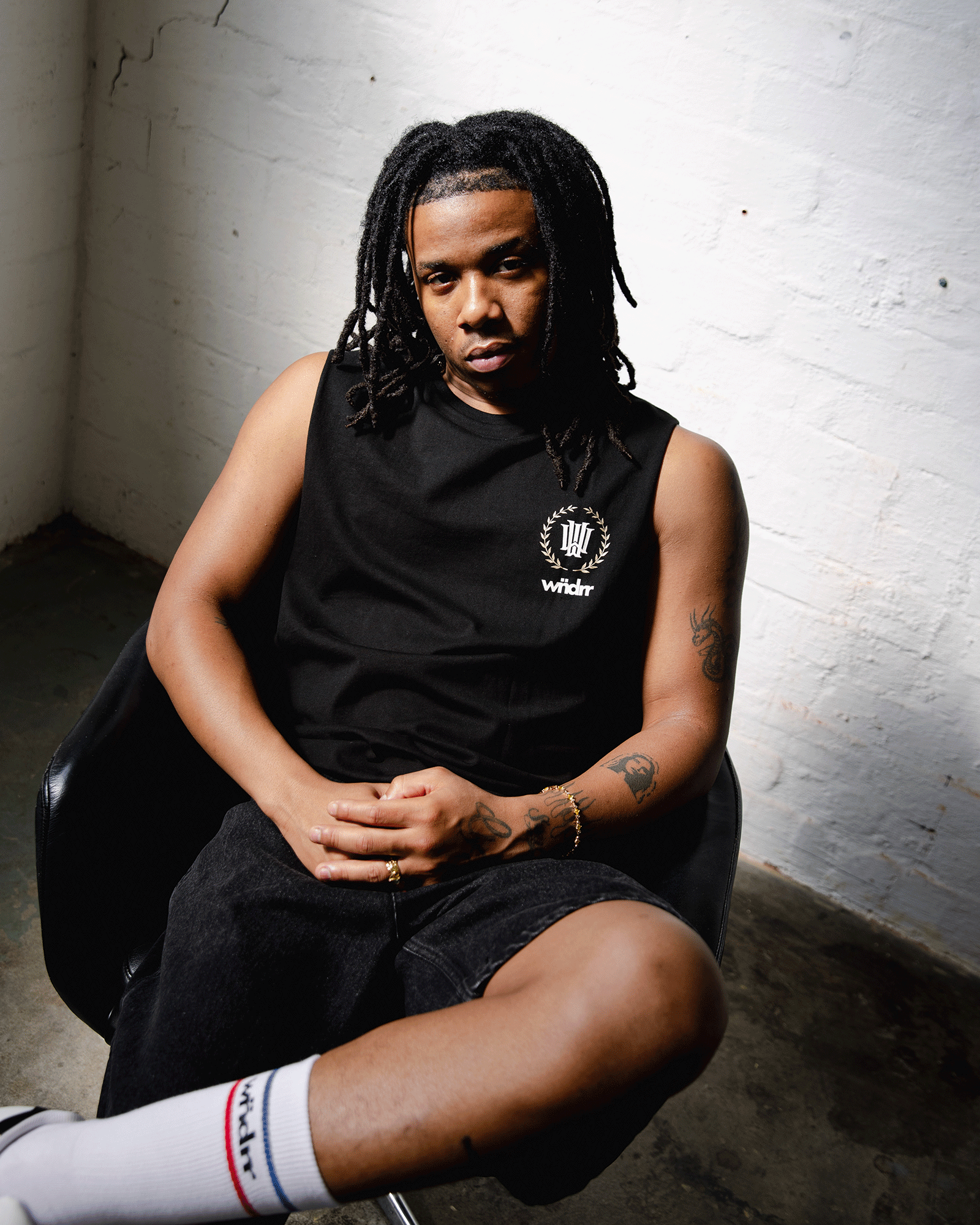 Emperor Muscle Top - Black