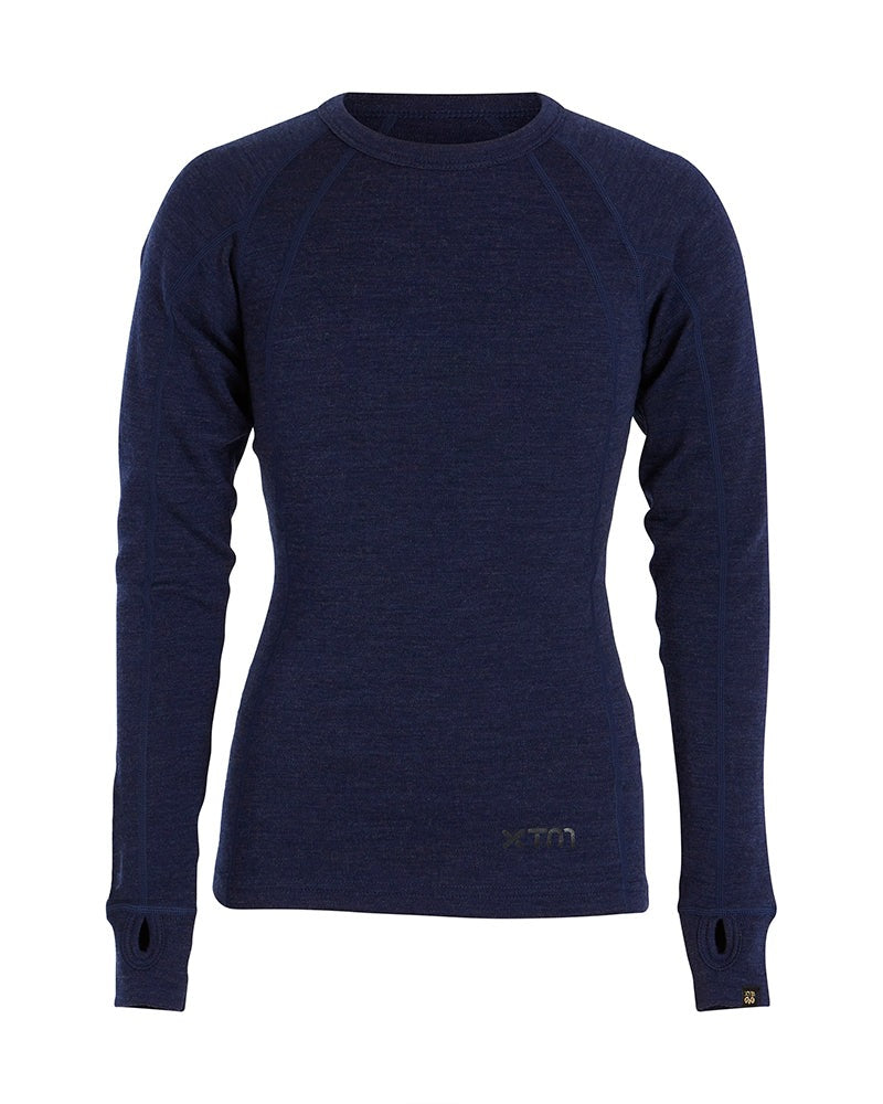 XTM KIDS MERINO WOOL THERMAL TOP NAVY