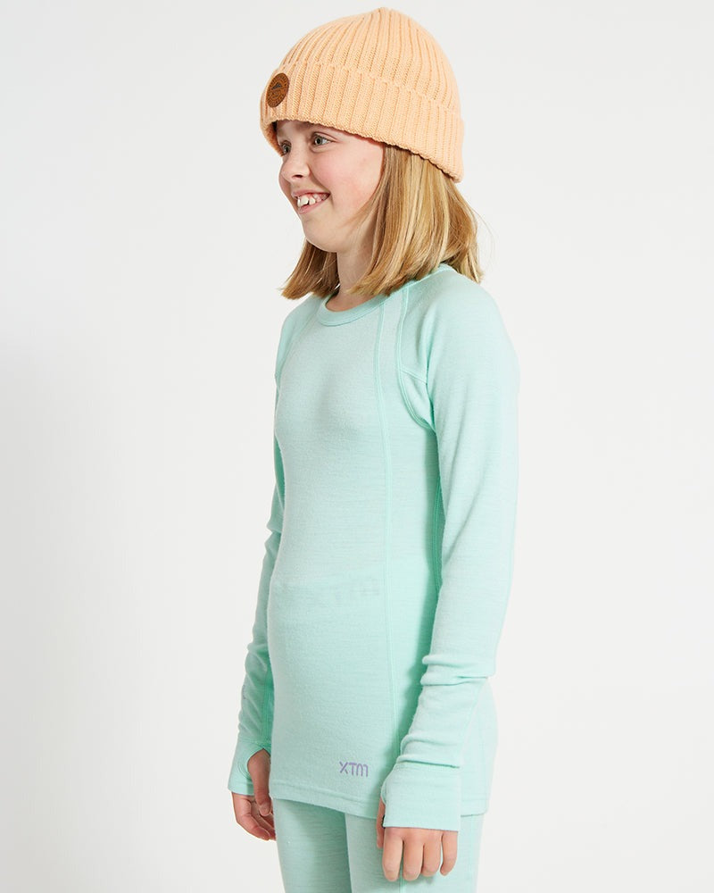 XTM KIDS MERINO WOOL THERMAL TOP YUCCA