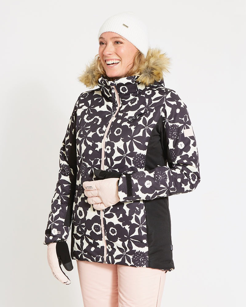 XTM Thea Plus Size Jacket White Botanica