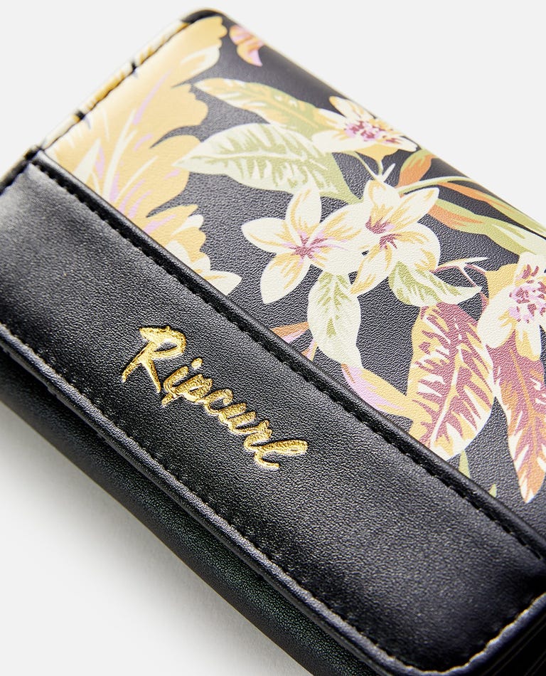 Mixed Floral Mid Sized Wallet