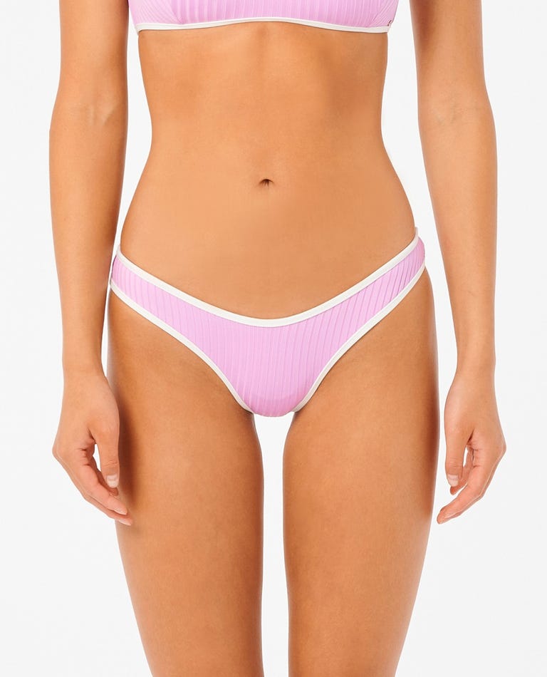 Premium Surf High Leg Skimpy Coverage Bikini Bottom