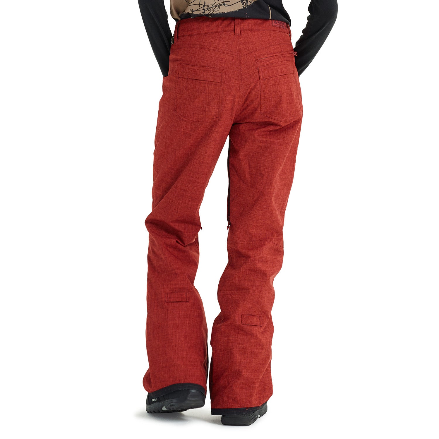 Burton Fly SHort Snowboard Pant 2019 Sparrow Heather 4