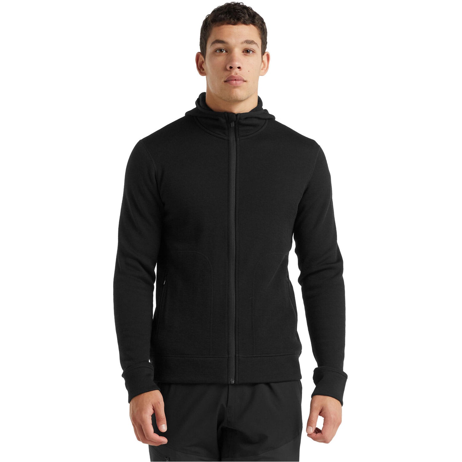 Men's RealFleece Merino Elemental Long Sleeve Zip Hood Jacket