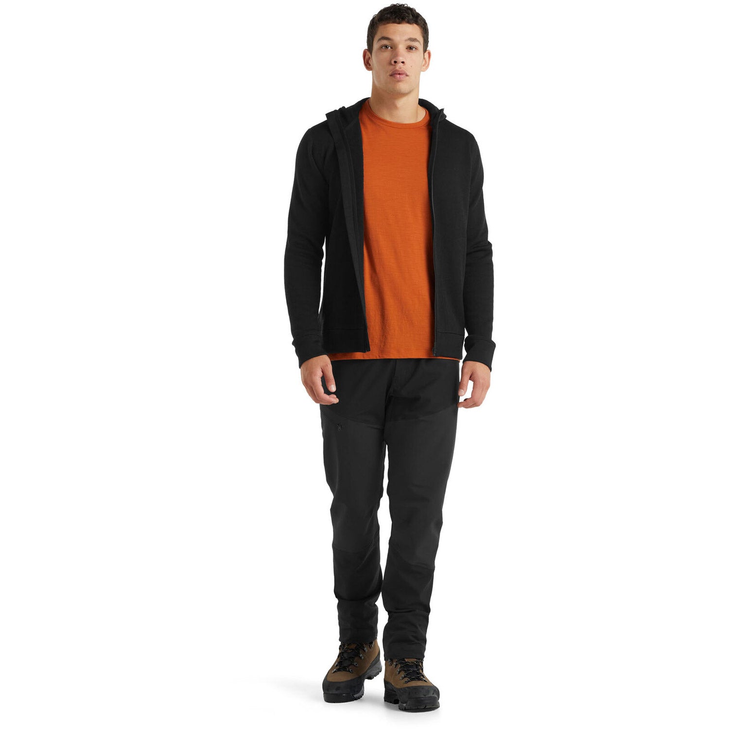 Men's RealFleece Merino Elemental Long Sleeve Zip Hood Jacket