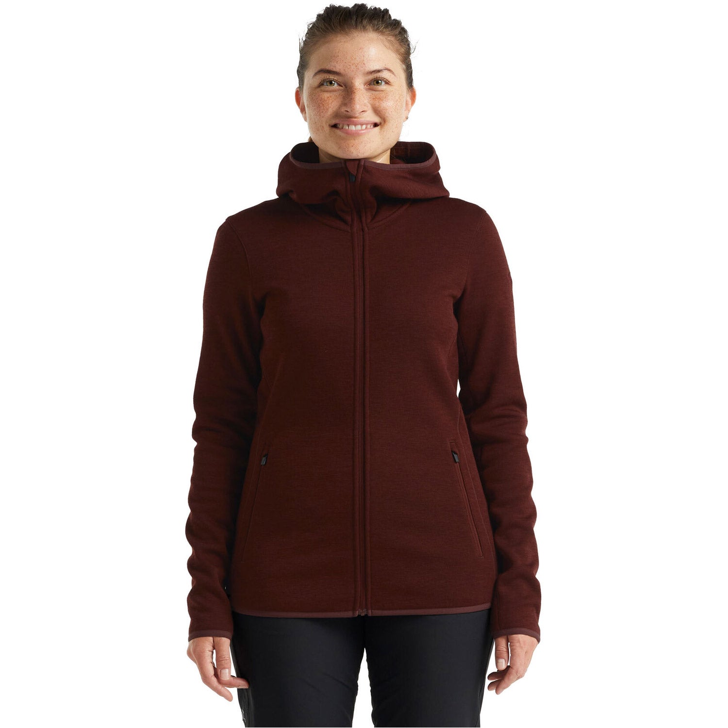 Women's RealFleece Merino Elemental Long Sleeve Zip Hood Jacket