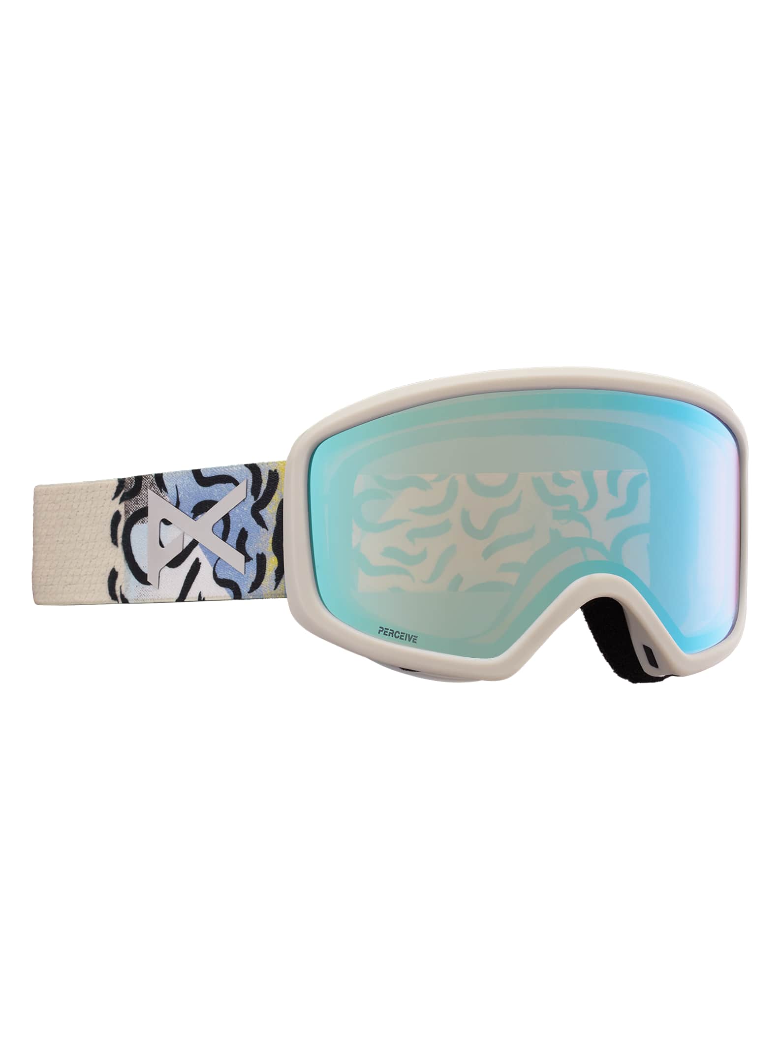 Anon Anon Deringer Goggles + Bonus Lens + MFI® Face Mask Frame: powder, lens: perceive variable blue (21% / s2), spare lens: amber (55% / s1)