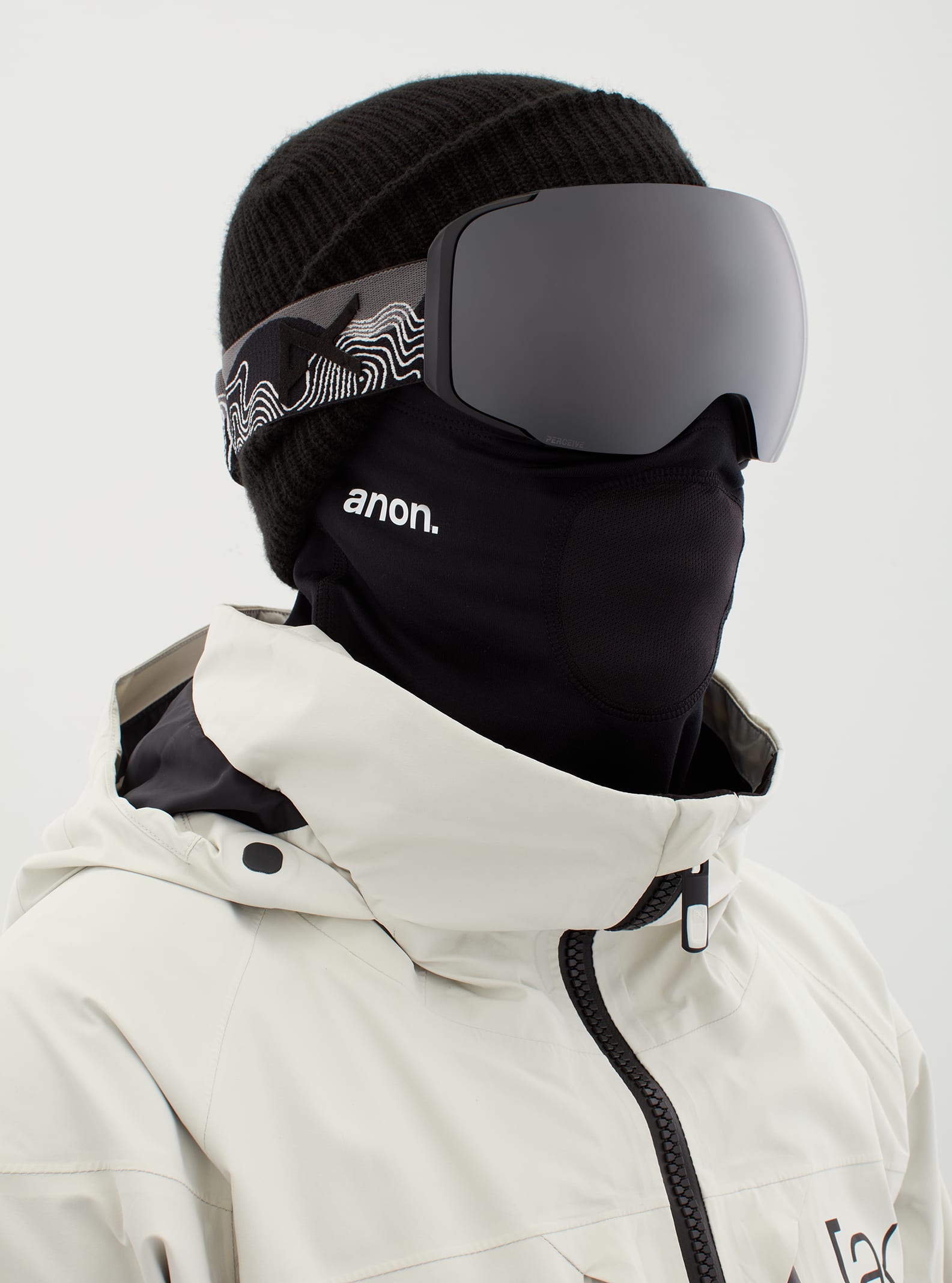 Anon Anon M2 Goggles + Bonus Lens + MFI® Face Mask Frame: atlas black, lens: perceive sunny onyx (6% / s4), spare lens: perceive variable violet (34% / s2)