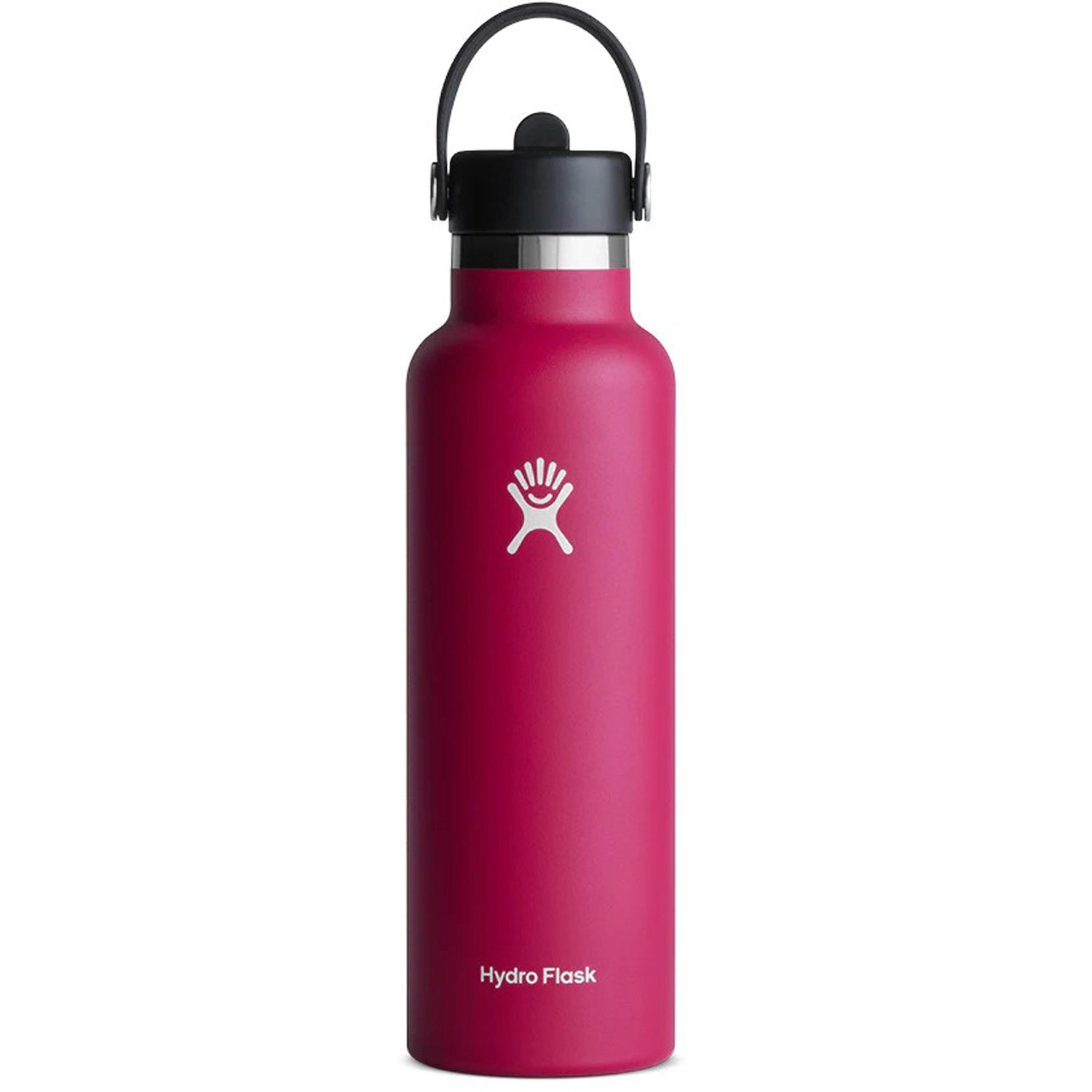 Hydration 21oz Standard Mouth Flex Straw Cap Insulated Water Bottle