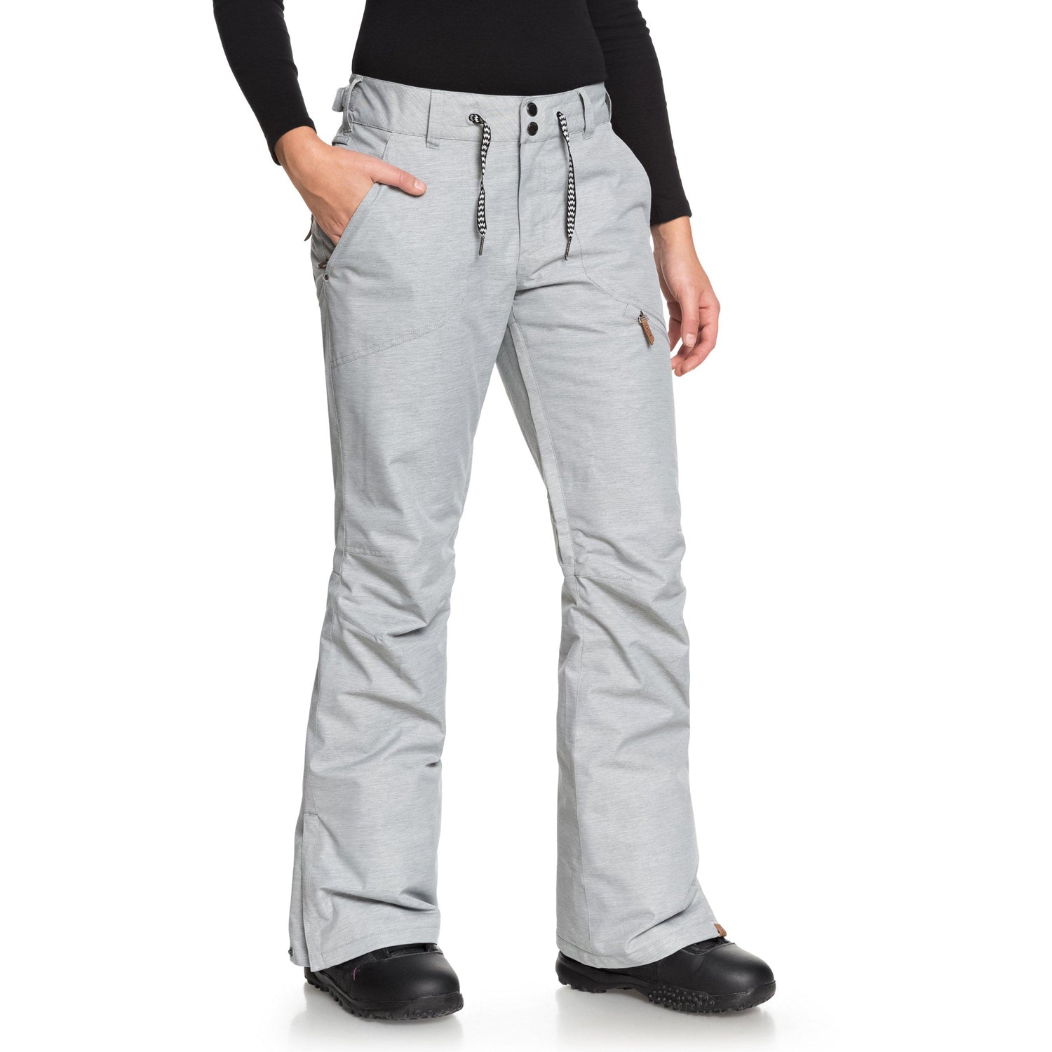Roxy Nadia Snow Pant 2019 Warm Heather Grey