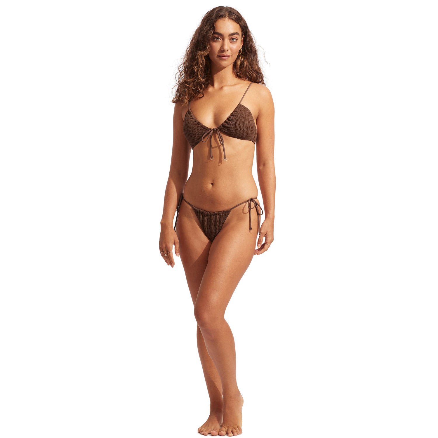 Sea Dive Drawstring Tie Side Rio Bikini Pant
