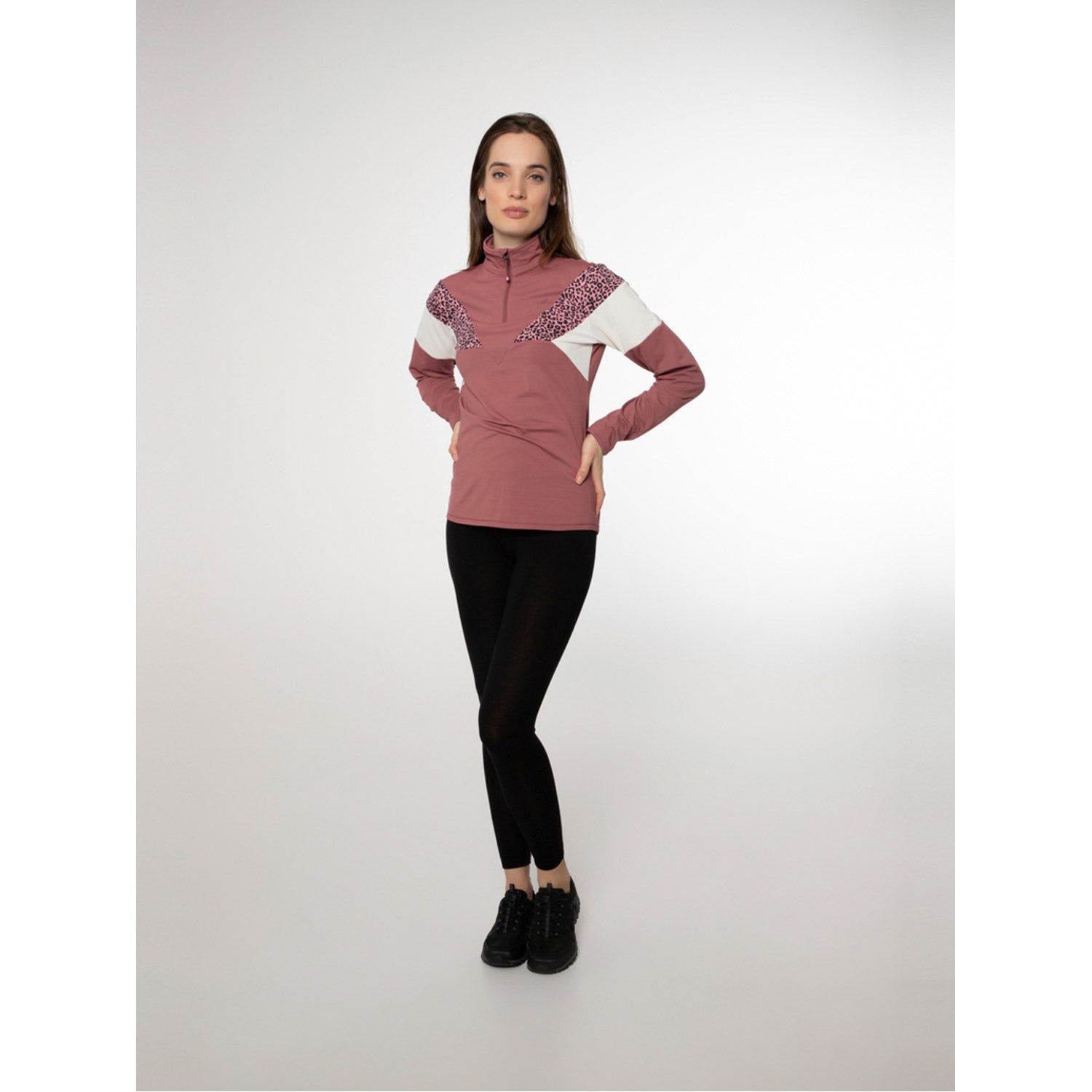 Yingsa 1/4 Zip Ladies Skivvy Top 2022