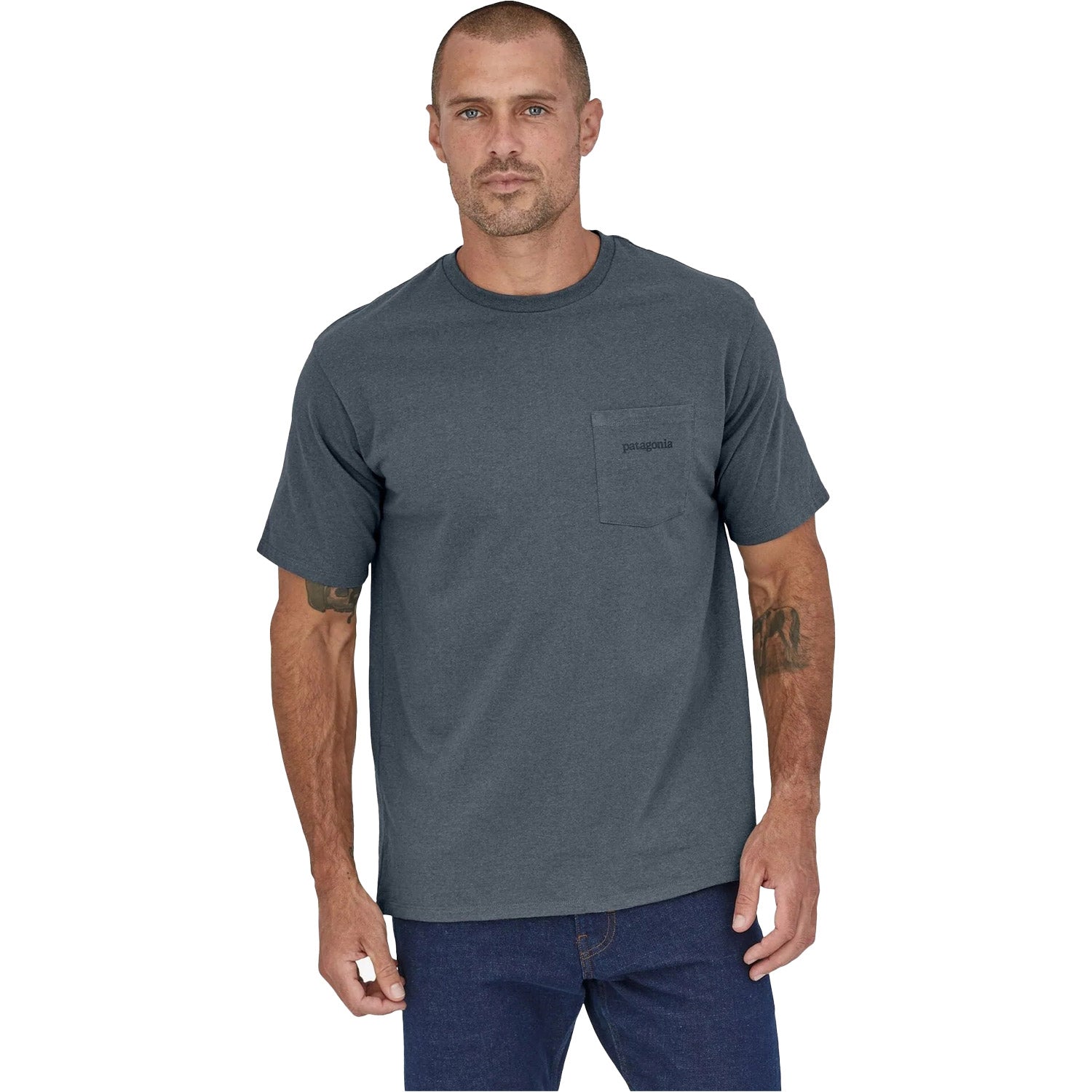 Men's Line Logo Ridge Pocket Responsibili-Tee