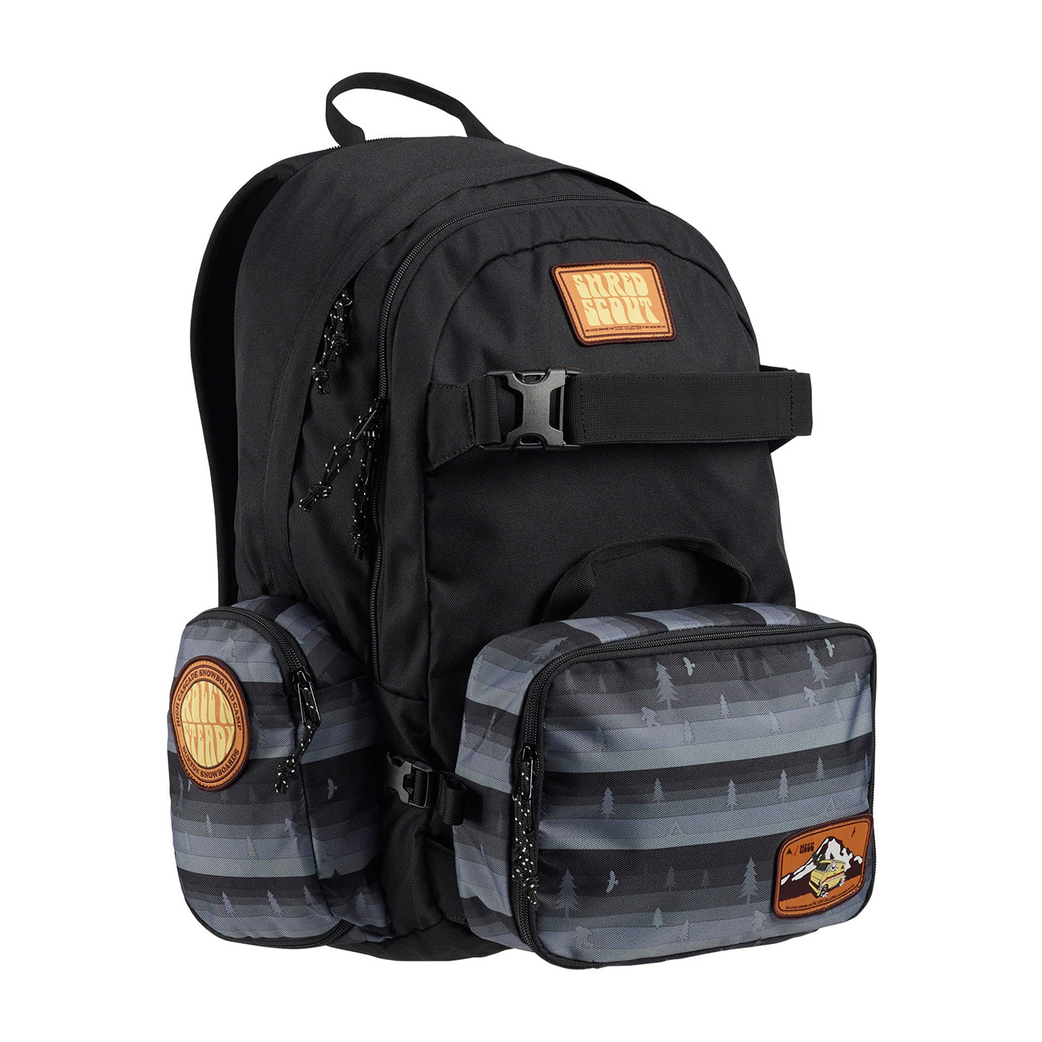 Burton HCSC Scout Backpack 2019 Tree Stripe Black