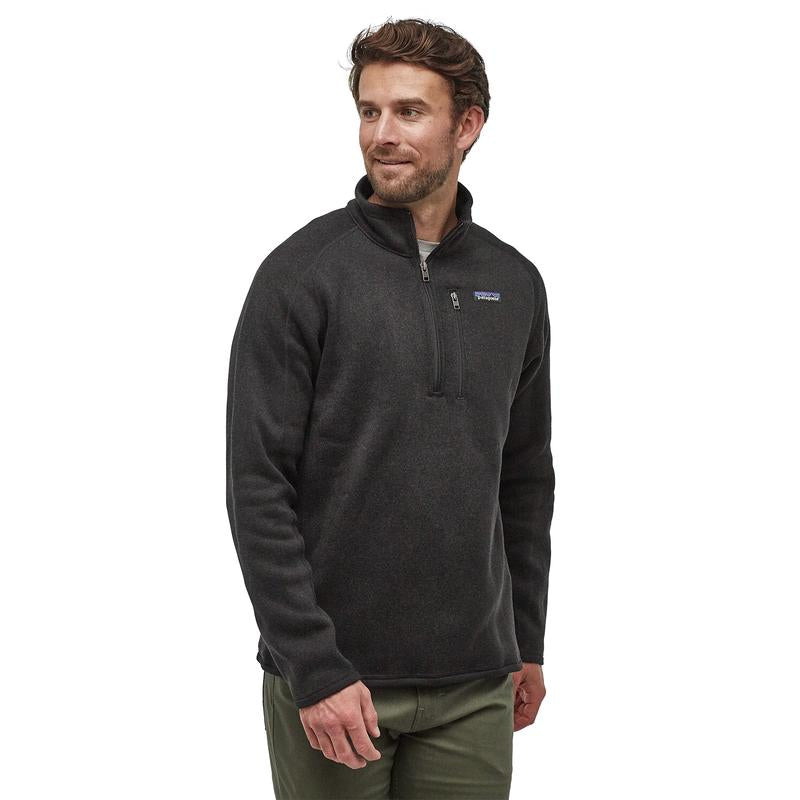 Patagonia Men's Better Sweater 1/4 Zip - Black Black