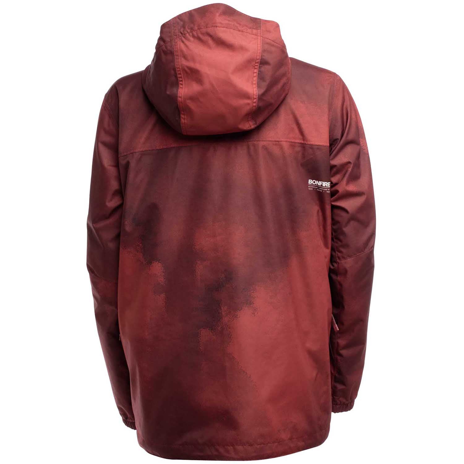 Bonfire Vector Mens Snowboard Jacket 2018 Maroon