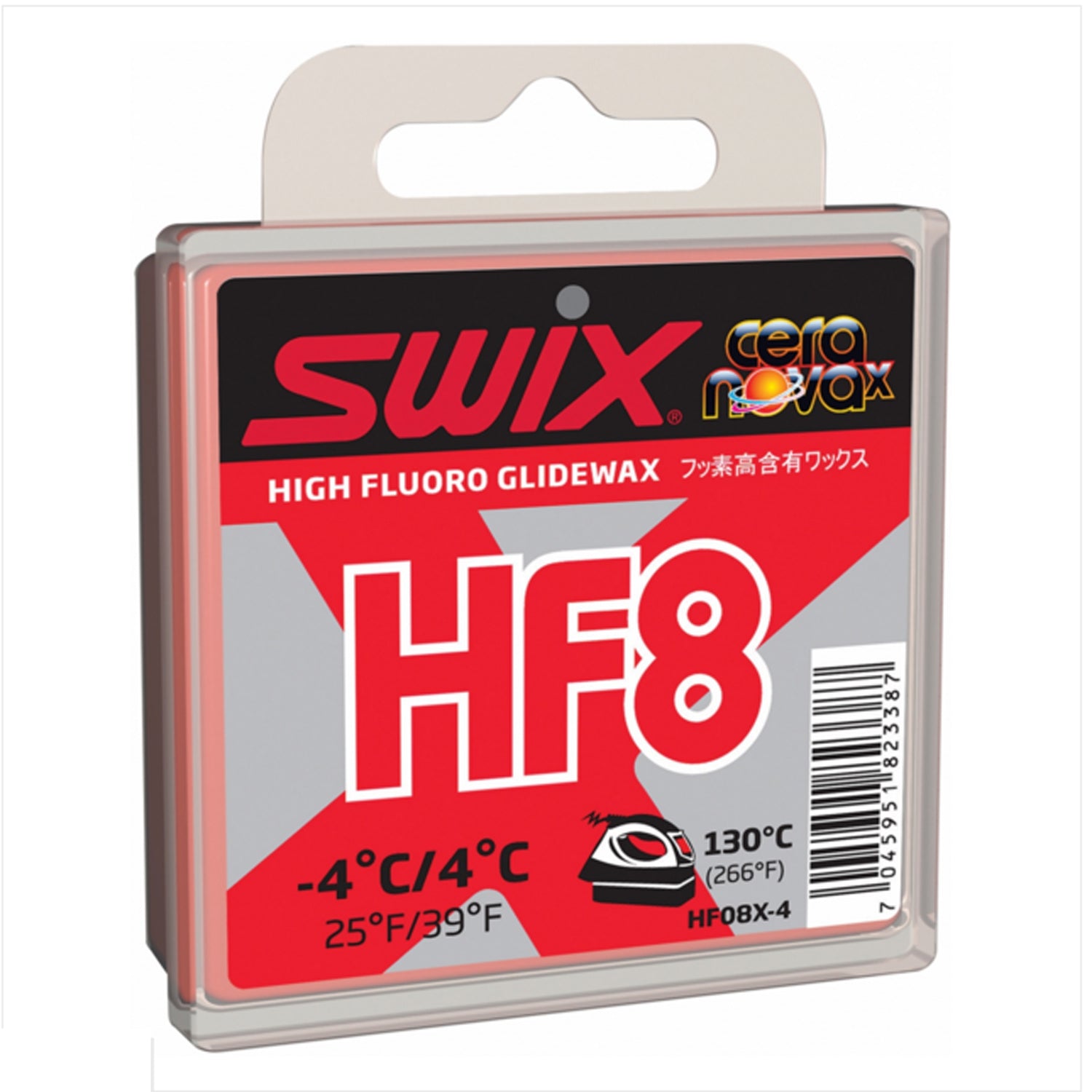 Swix HF08X High Fluoro Red Wax 40g