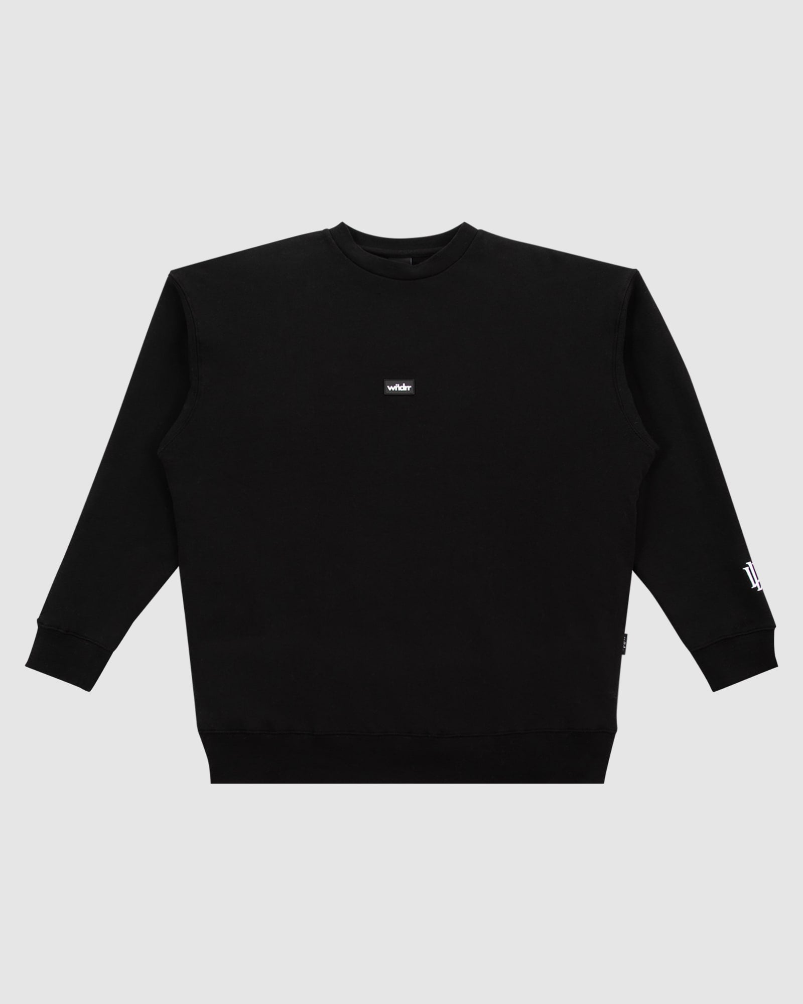 WNDRR KINGSLAND CREW SWEAT - BLACK