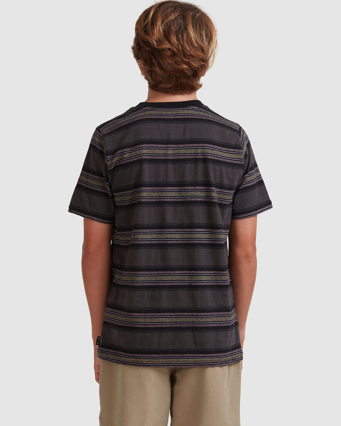Boys 8-16 Mix Down Stripe Short Sleeve T-Shirt