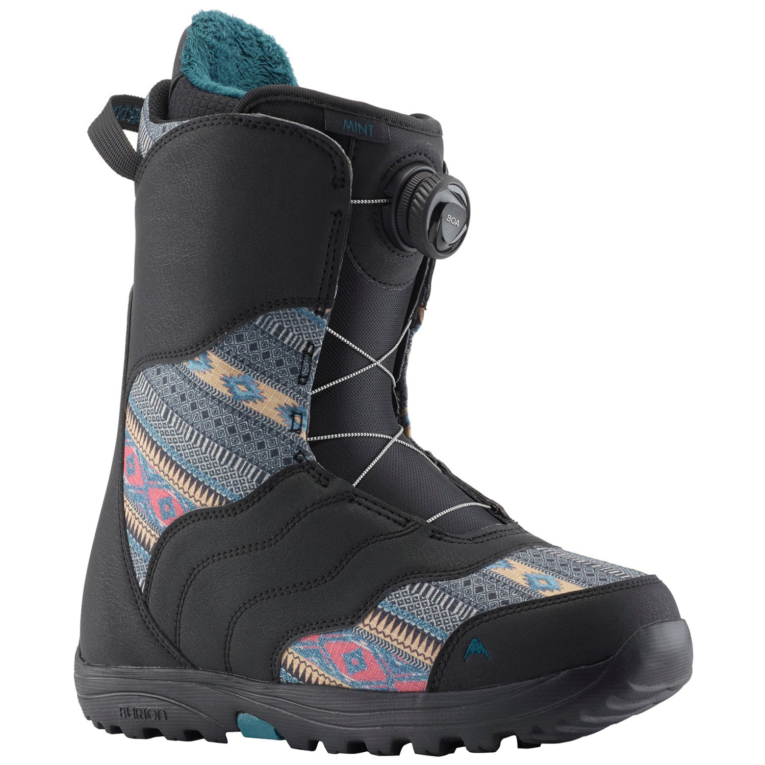 Burton Mint BOA Snowboard Boot 2019 Black Multi