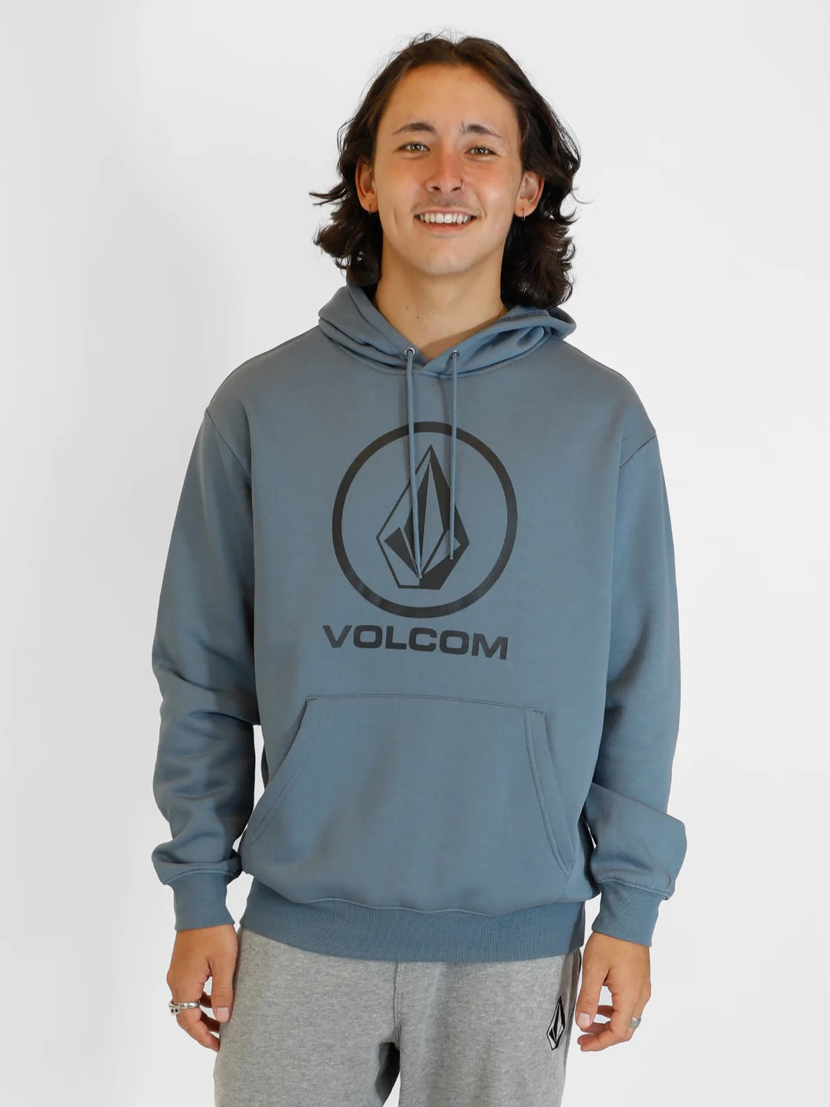 Volcom Boulder Pullover Slate Blue
