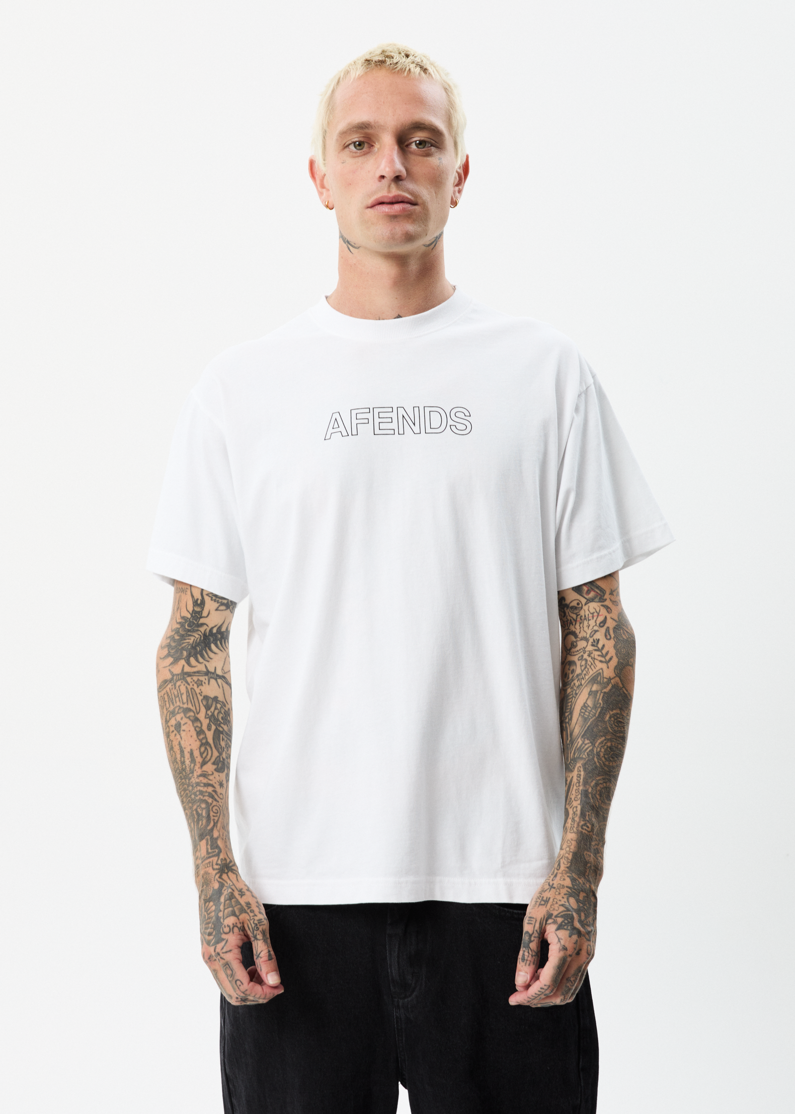 Outline - Recycled Regular T-Shirt - White