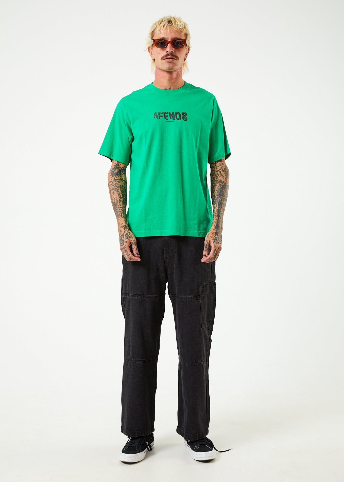 Programmed - Recycled Retro T-Shirt - Forest