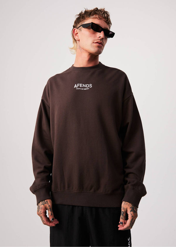 Spaced Recycled Crew Neck Jumper
