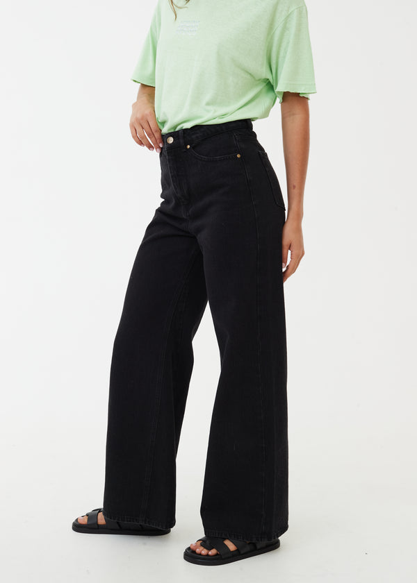 Gigi Organic Denim Flared Jeans