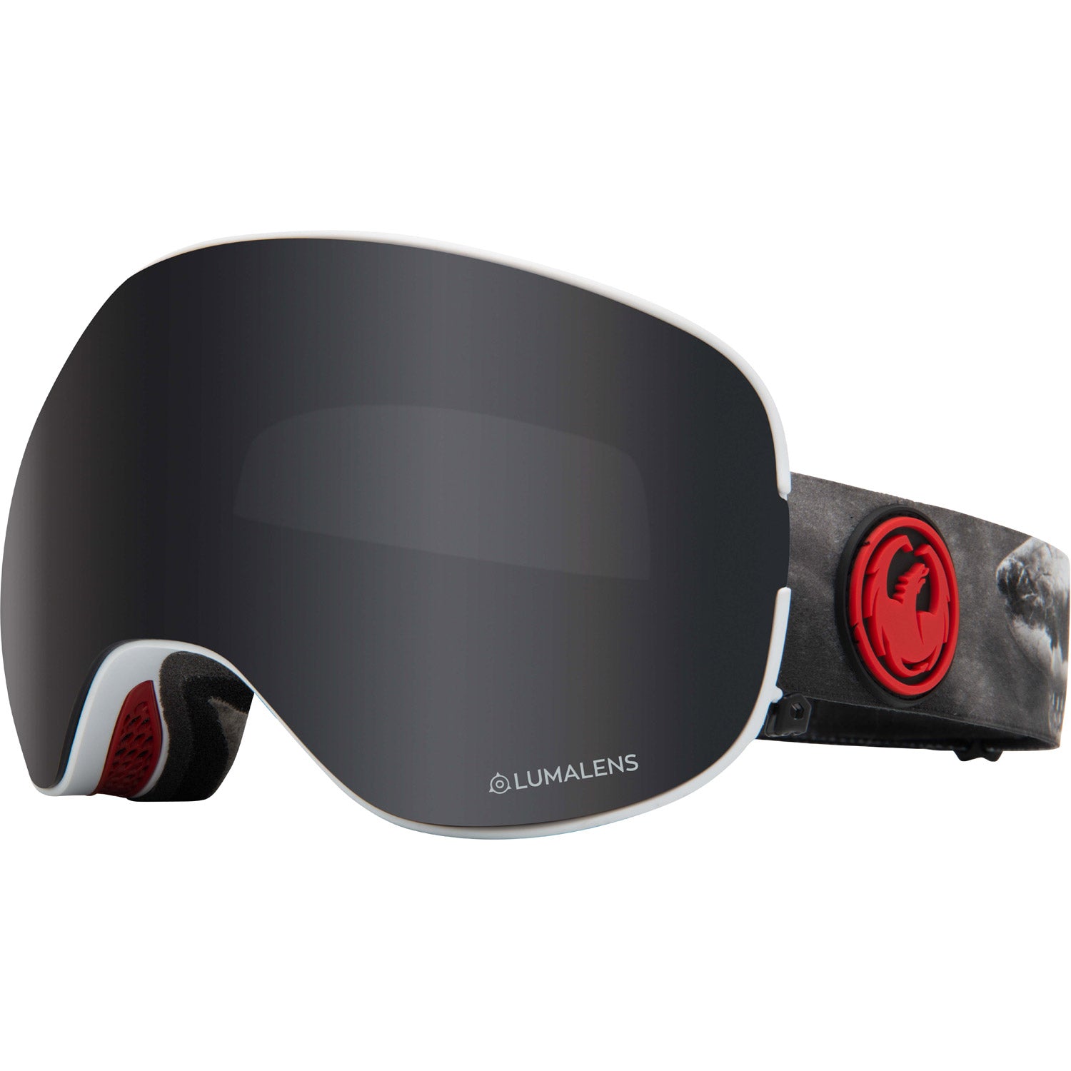 Dragon X2 Goggle 2020 White - Lumalens Pink Ion w/ Lumalens Dark Smoke Lens