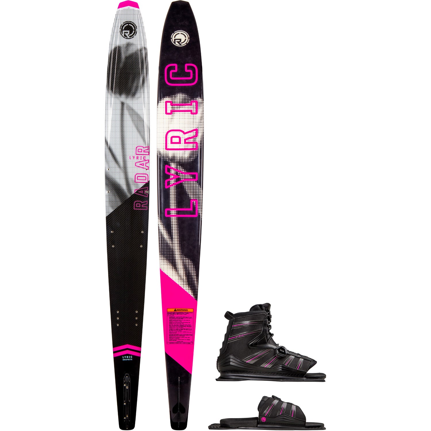 Womens Lyric Graphite Slalom Ski w/ Lyric BOA Boot Package 2023