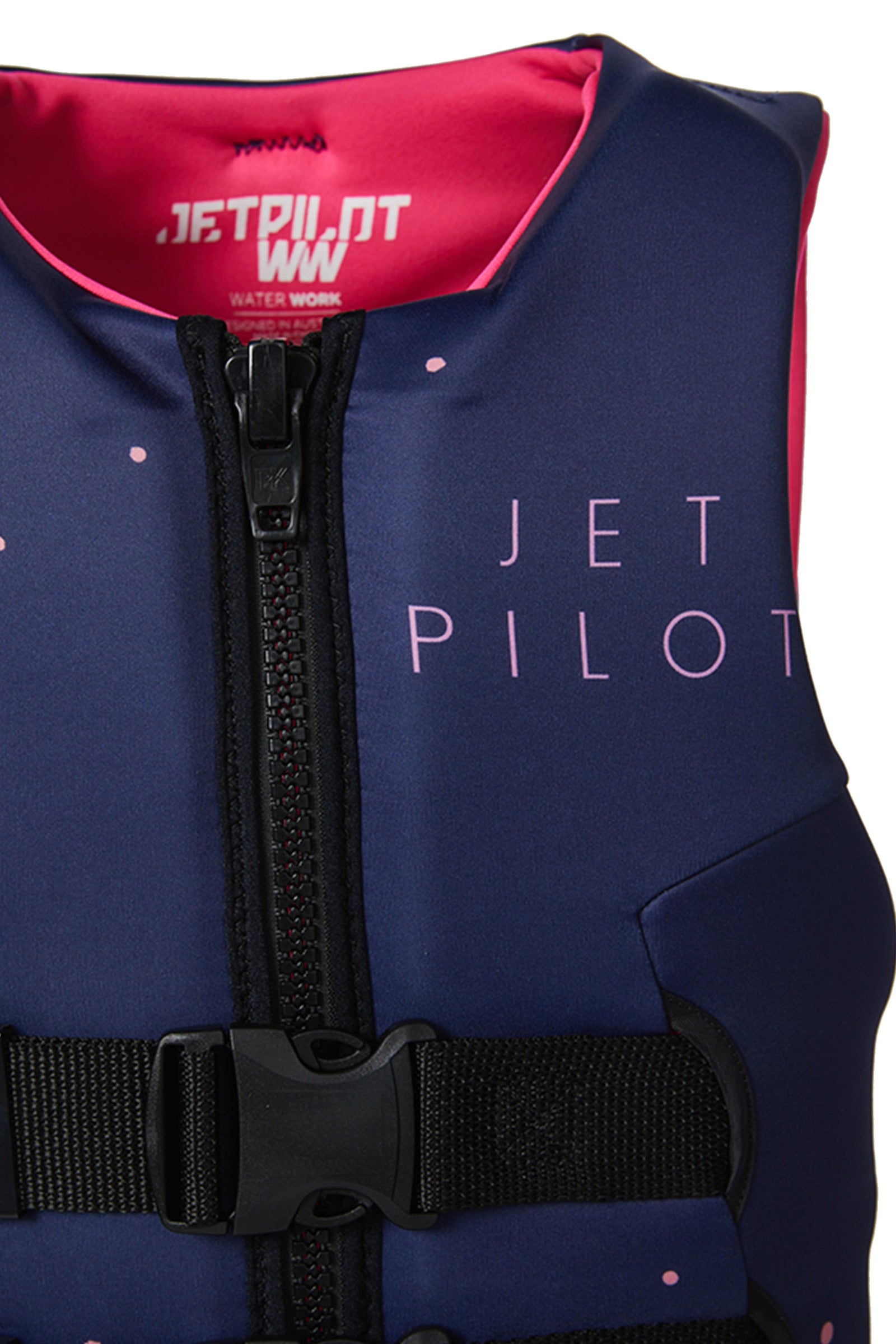 Jet Pilot Wings Youth Cause Neo Life Jacket Navy