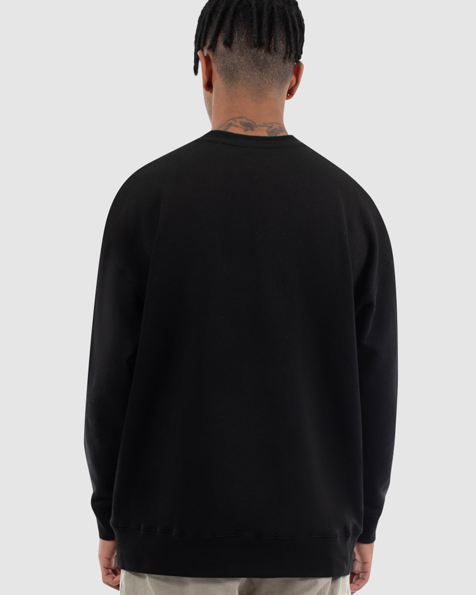 WNDRR KINGSLAND CREW SWEAT - BLACK