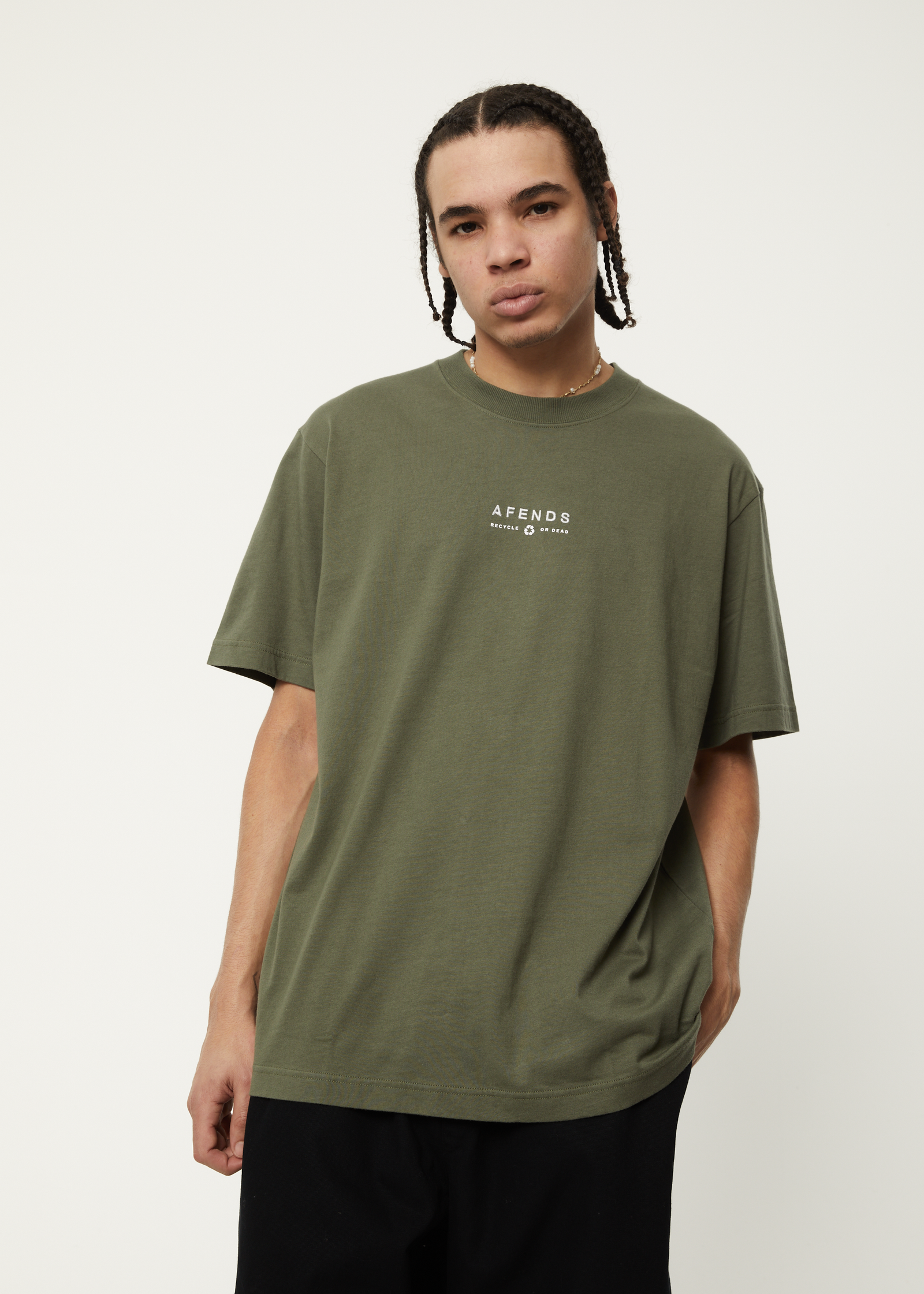 Calico - Recycled Retro Logo T-Shirt - Cypress