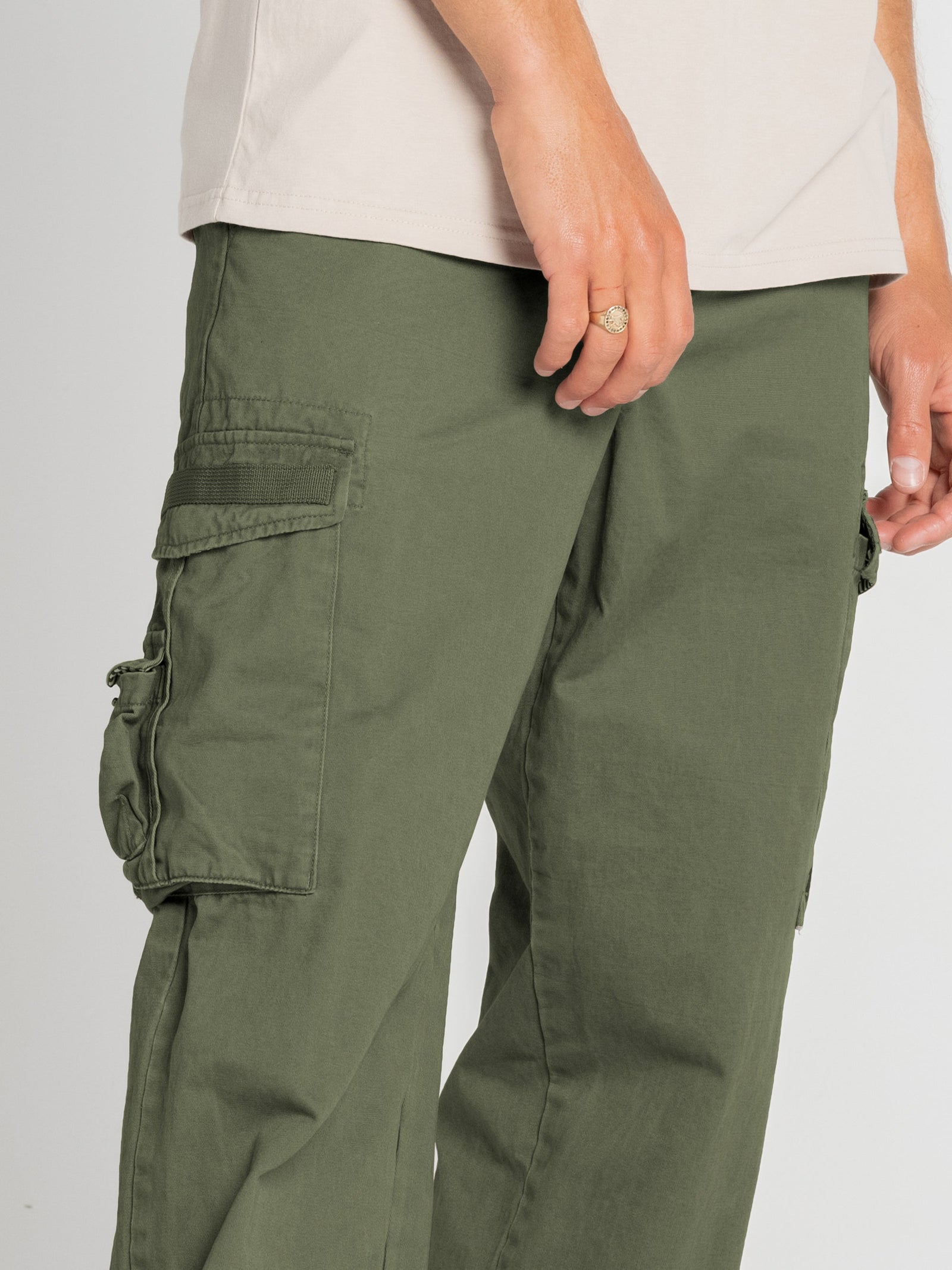 Rusty Sheetya Loose Fit Cargo Pant Army