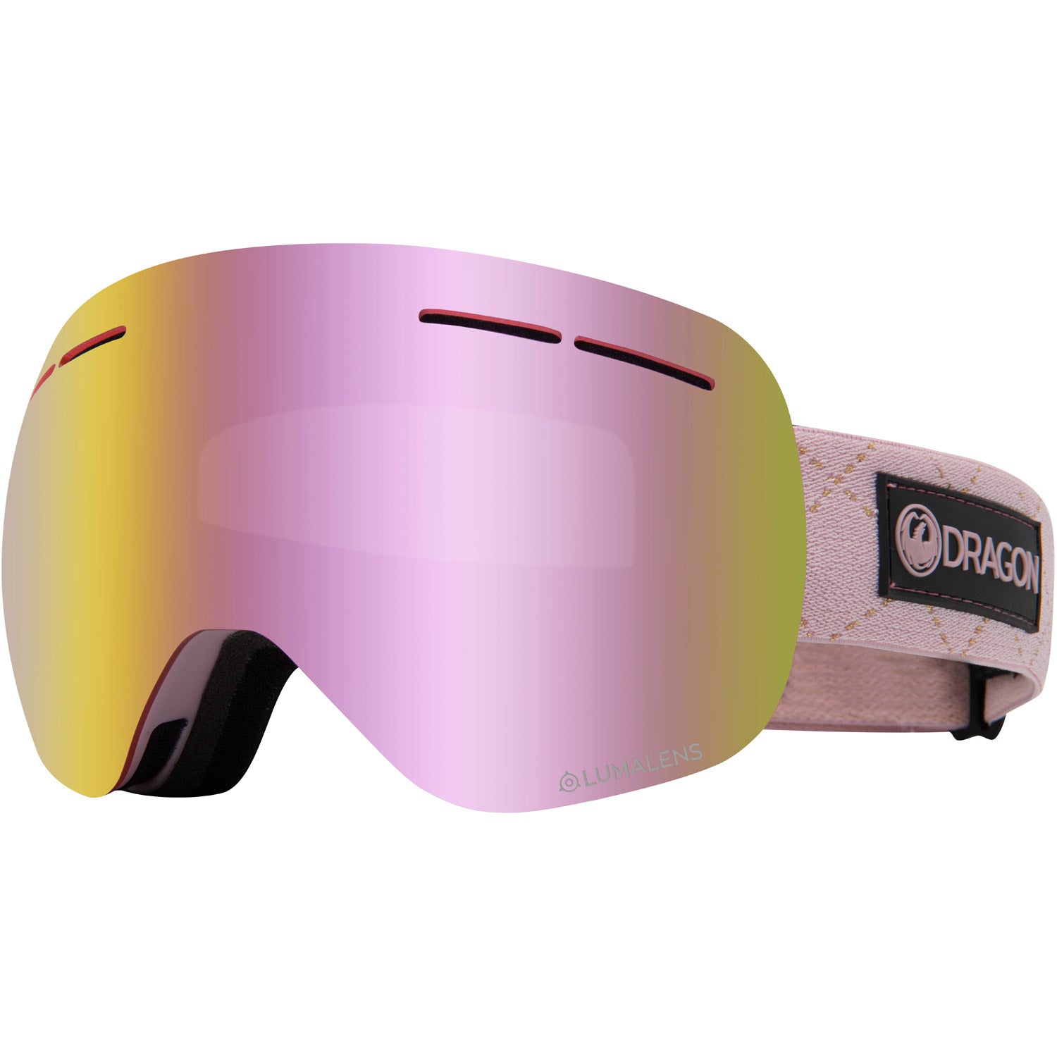 Dragon X1s Goggle 2020 Blush - Lumalens Pink Ion w/ Lumalens Dark Smoke Lens