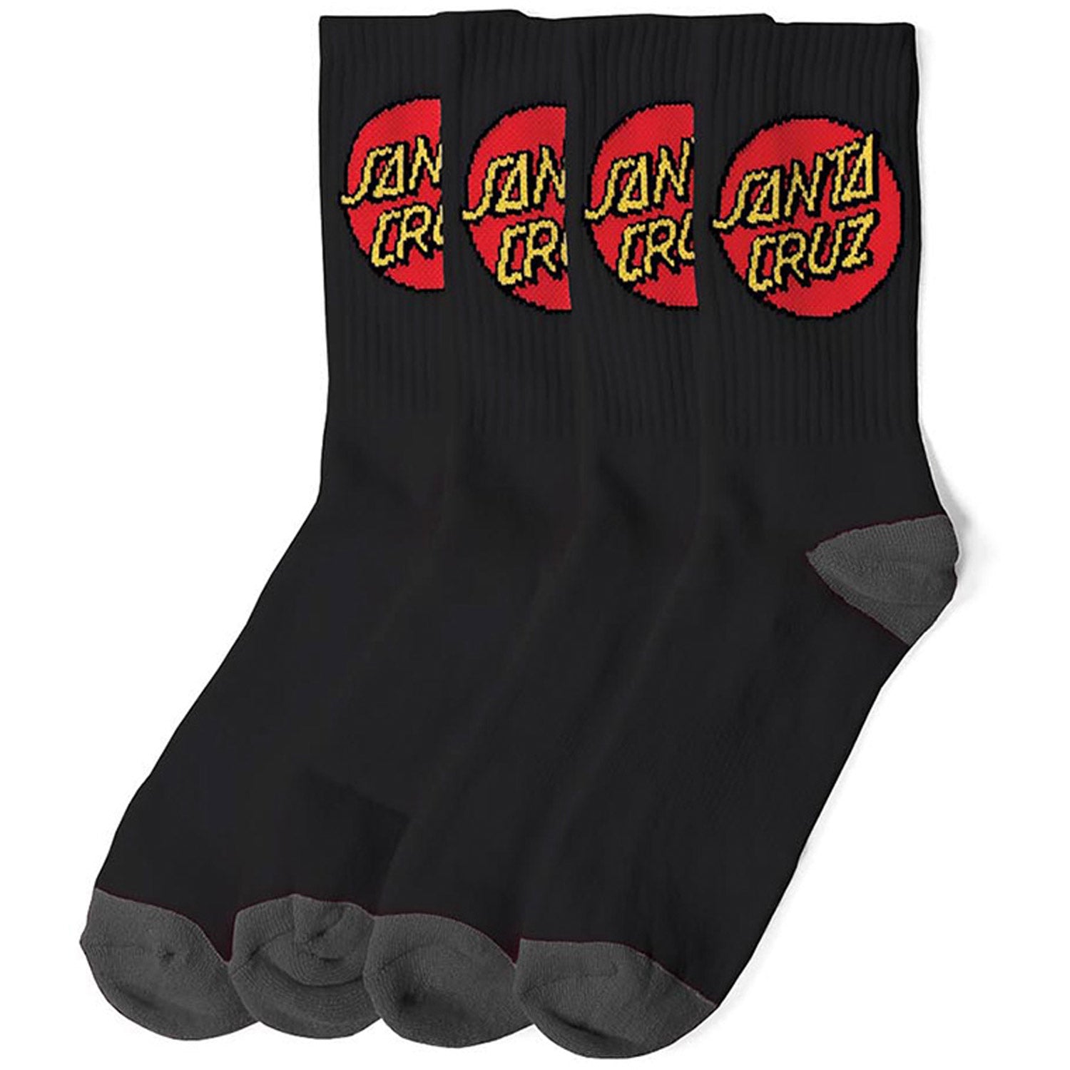 Cruz Youth Sock 4pk