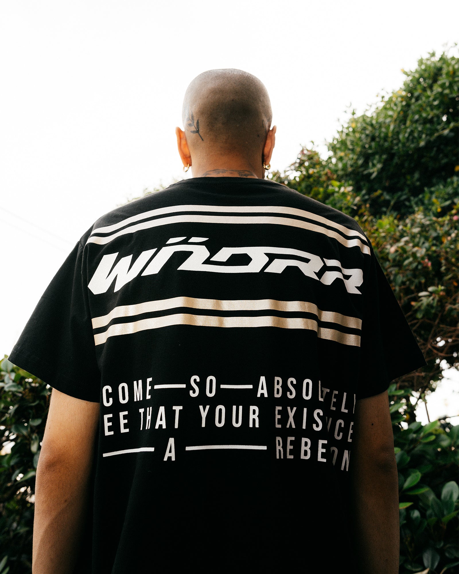 FORTRESS CUSTOM FIT TEE - BLACK