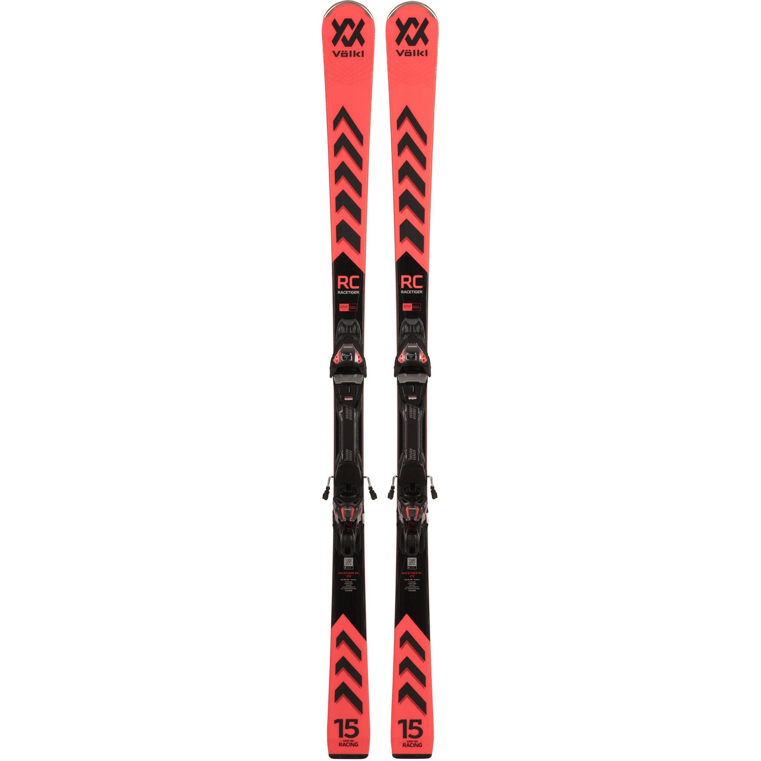 Racetiger RC Red Ski w/ Vmotion 12 GW Binding 2024