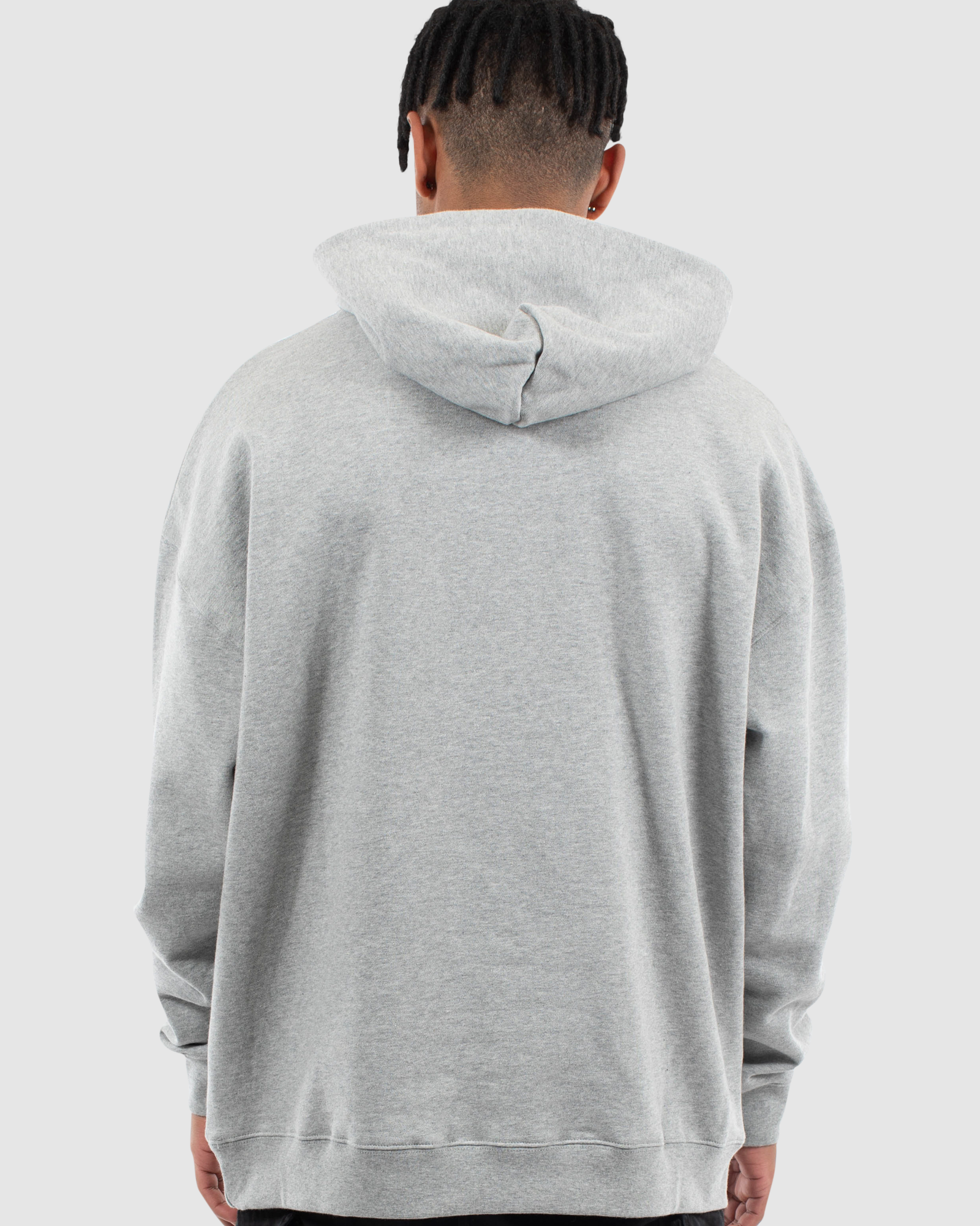 HOXTON V2 HEAVY WEIGHT HOOD SWEAT - GREY MARLE