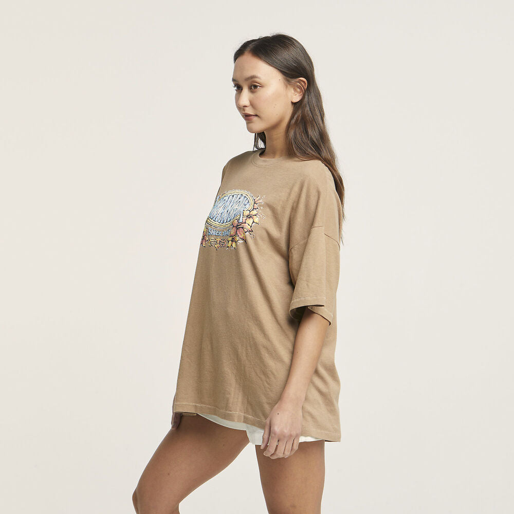 Coastal Floral Hemp Tee